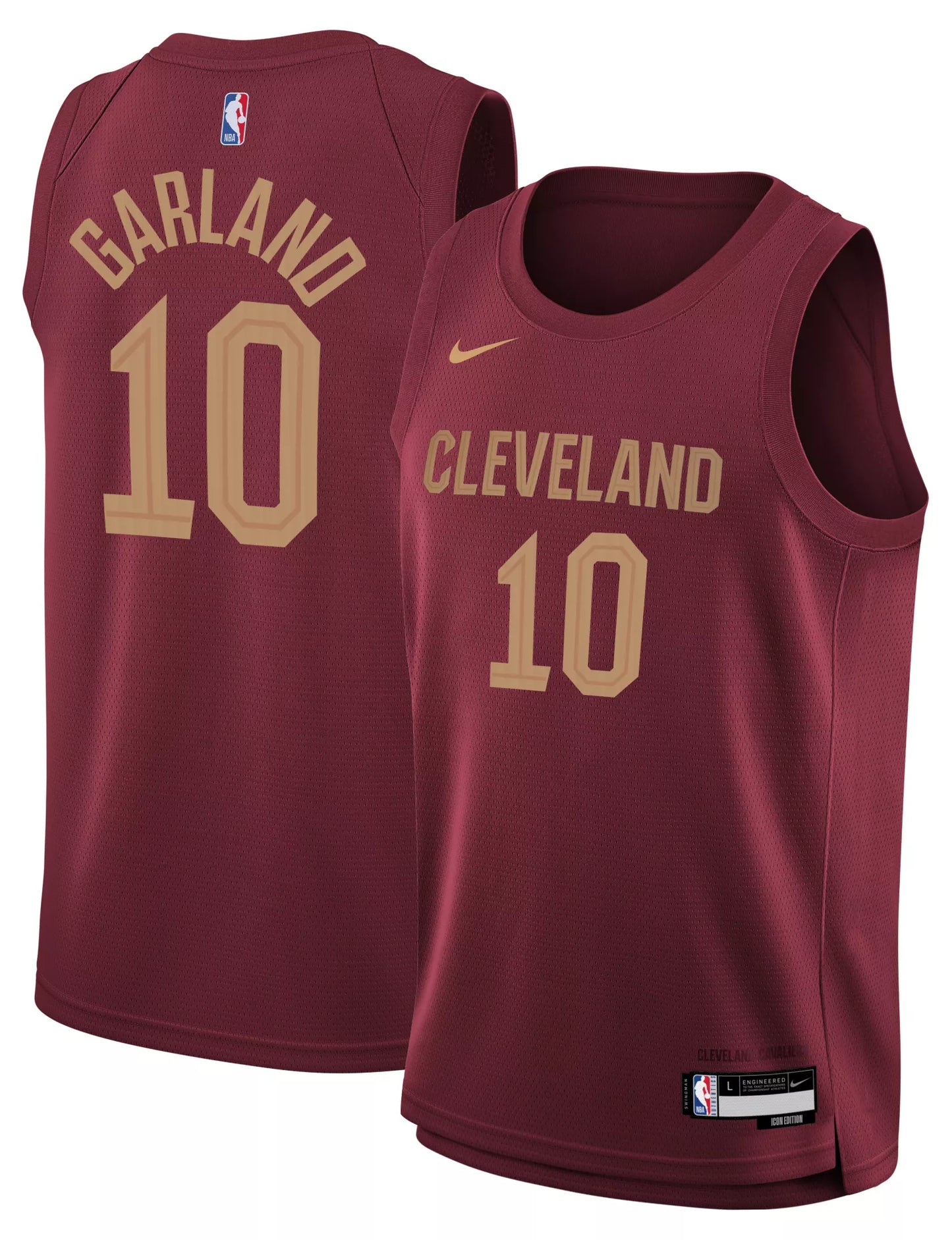 Darius Garland Cleveland Cavaliers Unisex 23/24 NBA Jersey - Wine - City Edition