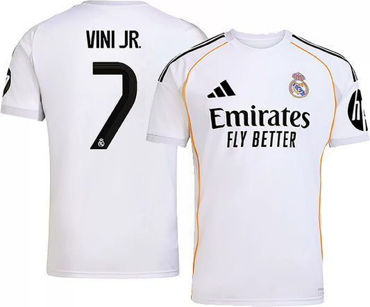 Real Madrid Home Jersey 2025/26 - Vini Jr. #7