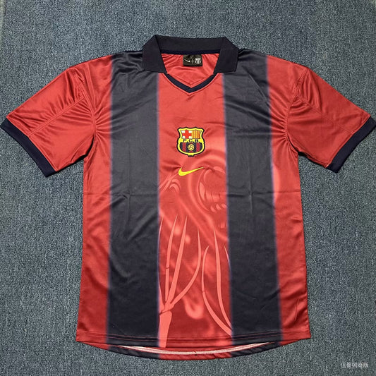 CJ x Nike x Barcelona Retro 2000/01 Home Skeleton jersey