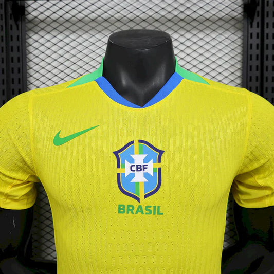 Brazil 2025/26 Home Jersey Player Version - Brasil - Slim Fit