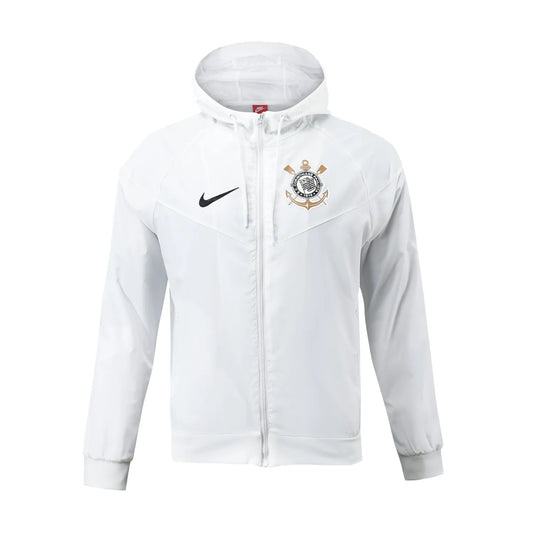 Corinthians All Weather Windrunner Jacket White - 2023/24