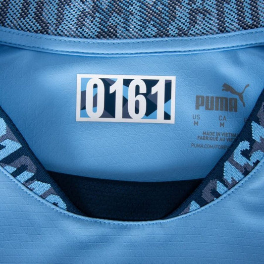 Manchester City Home 2024/25 Patches UCL UEFA Foundation (Official Printing)