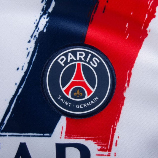 Paris Saint-Germain O.DEMBELE 10 Fan Jersey Away 2024/25 Patches UCL UEFA Foundation (Official Printing)