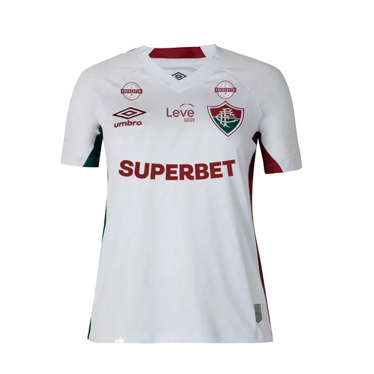 Camisa Feminina Umbro Fluminense 2025/26 II - All Sponsor e Patch Mundial