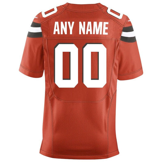 Cleveland Browns - Custom Alternate NFL Jersey - Brown - Orange