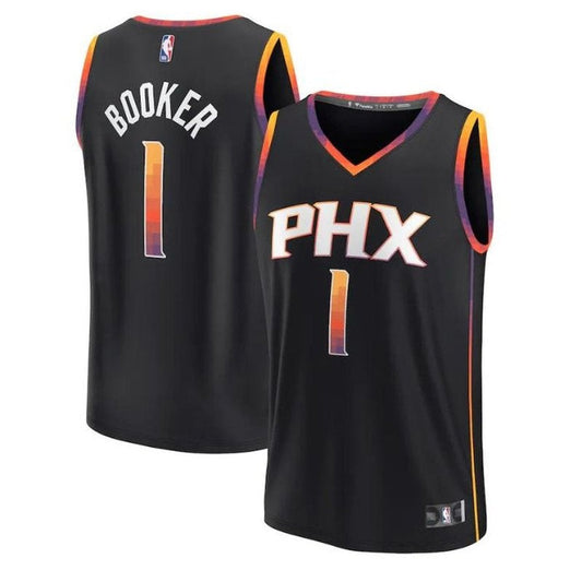 Devin Booker Phoenix Suns 2023 Fast Break Player NBA Jersey Black - Statement Edition - Slim Fit
