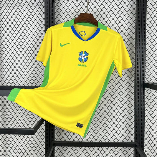 Brazil 2025/26 Home Fan Version Jersey - Brasil