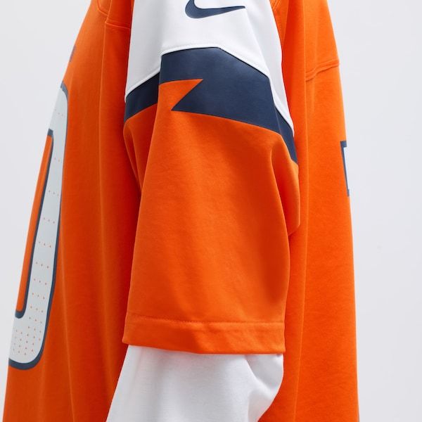 Bo Nix Game Jersey Orange 11