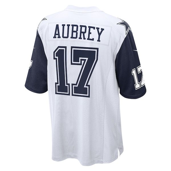 Brandon Aubrey Alternate Game Jersey White 4
