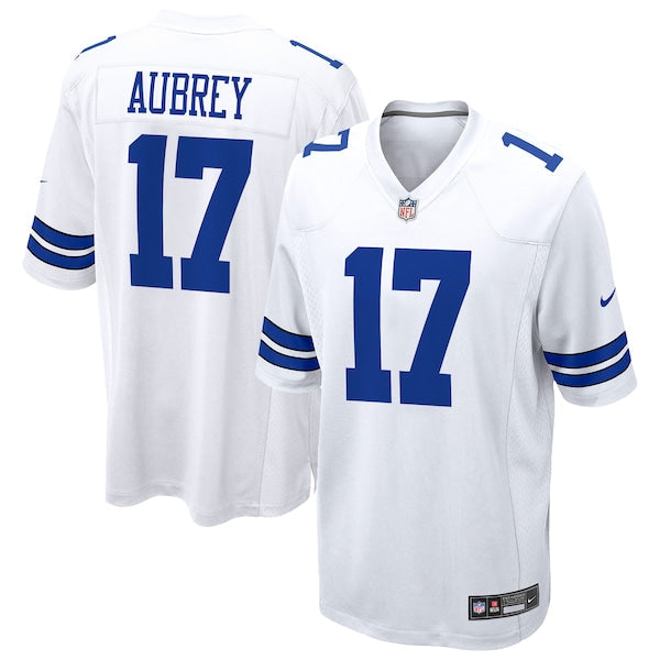 Brandon Aubrey Game Jersey White 5