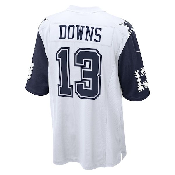 Caleb Downs 2026 Draft First Round Pick No. 11 Game Jersey White 4