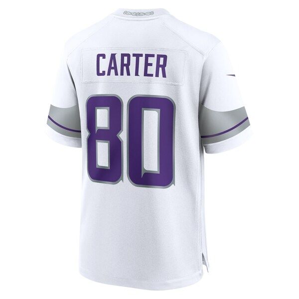 Cris Carter Alternate Retired Player Game Jersey White 4
