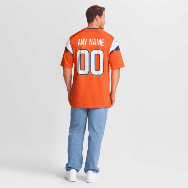 Custom Game Jersey Orange 9