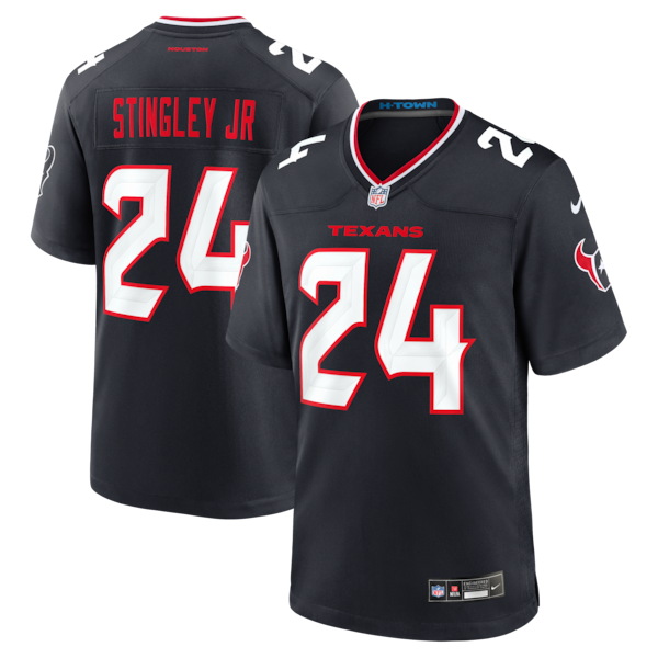 Derek Stingley Jr. Game Jersey Navy 10