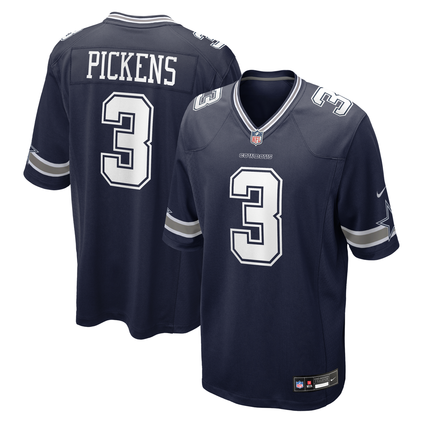 George Pickens Game Jersey White 6