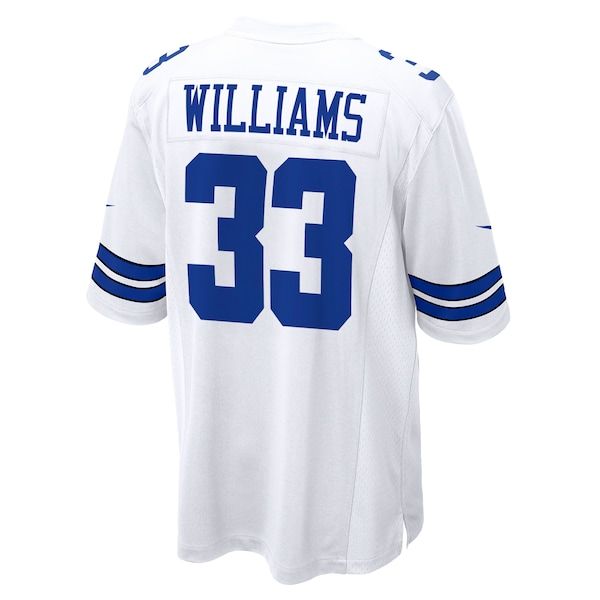 Javonte Williams Game Jersey White 4