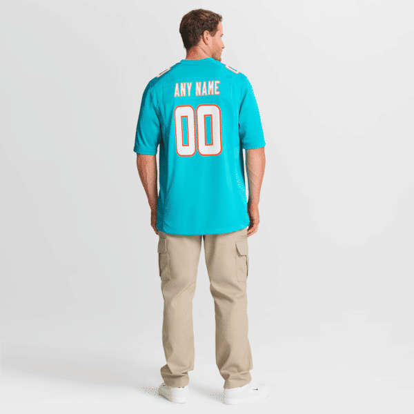 Custom Game Jersey Aqua 9