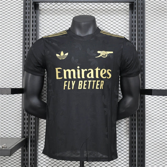 Arsenal 25/26 Special Edition Jersey - Black - Player Version - Slim Fit