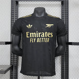 Arsenal 25/26 Special Edition Jersey - Black - Player Version - Slim Fit