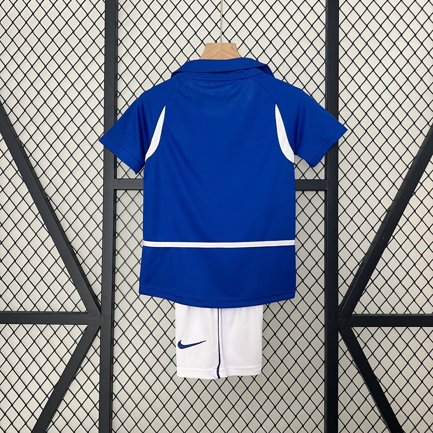 Brazil Away Retro Kids Kit 2002