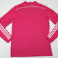 Real Madrid 2014/15 Pink Jersey Long Sleeve Retro - Patch Champions