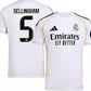 Real Madrid Home Jersey 2025/26 - Bellingham #5