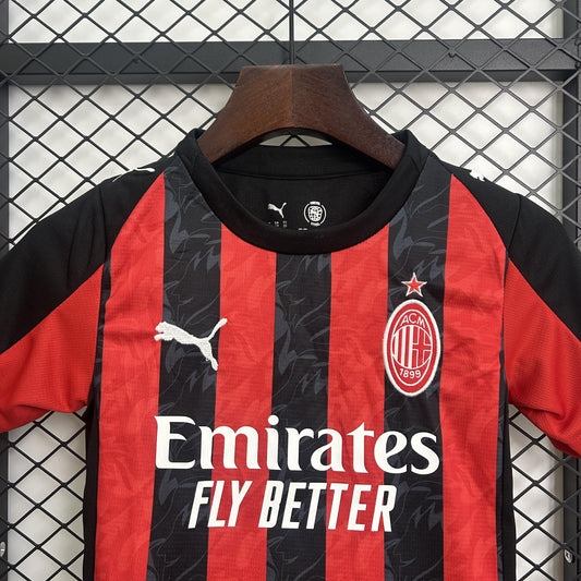 AC Milan 2025/26 home Kit Kids