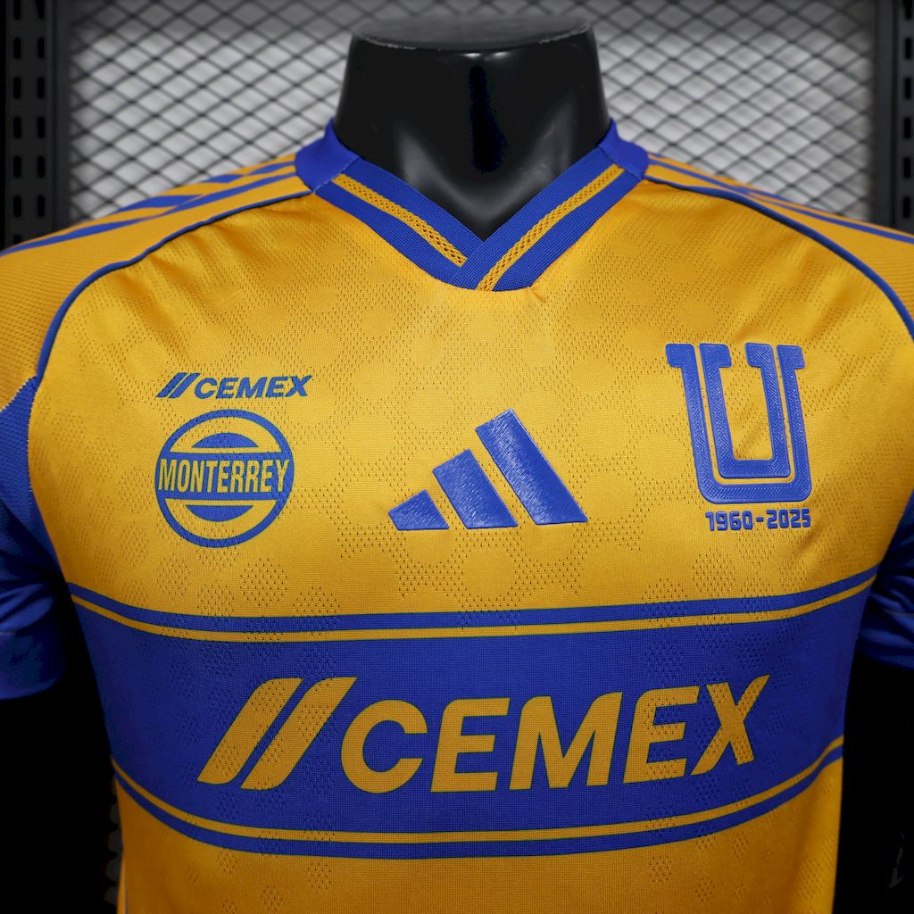 Tigres Home Authentic Player [Slim Fit] Player [Slim Fit] Player [Slim Fit] Player 2025/26 - Slim Fit