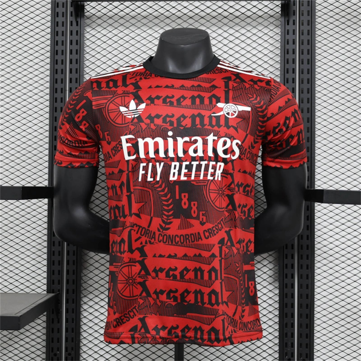 Arsenal 25/26 Training Jersey - Dark Red - Player Version - Slim Fit