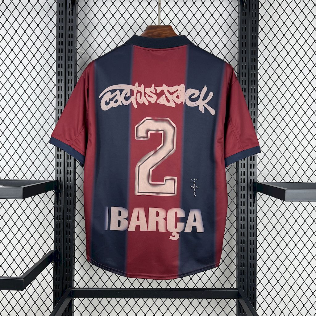 CJ x Nike x Barcelona Retro 2000/01 Home Skeleton jersey