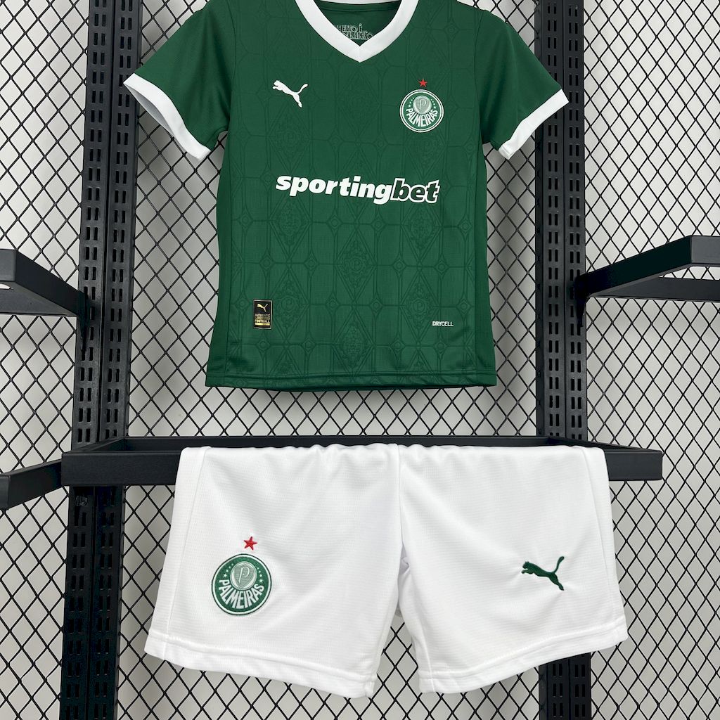 Palmeiras 2025/26 Home Kids Kit