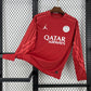 Paris Saint-Germain 2025/26 Red goalkeeper Long Sleeves Jersey