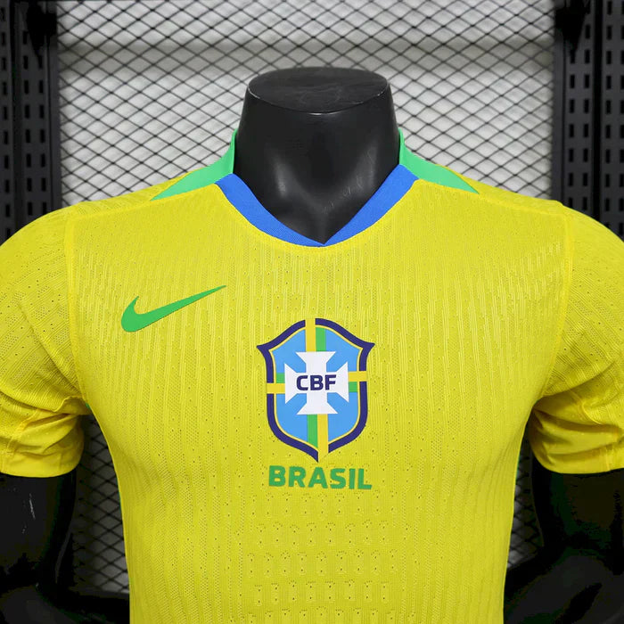 Brazil 2025/26 Home Jersey Player Version - Brasil - Slim Fit