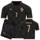 Portugal Pantera Negra 2026 Kit Kids Ronaldo #7