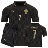 Portugal Pantera Negra 2026 Kit Kids Ronaldo #7