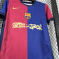 Barcelona Travis Scott Home Fan Jersey 2025/26 Spotify and FC Barcelona Collab With Travis Scott on a Special Cactus Jack