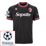 Bologna Fourth Fan Jersey 2024/25 Patches UCL UEFA Foundation (Official Printing)