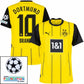 Borussia Dortmund Home 2024/25 Patches UCL UEFA Foundation (Official Printing)