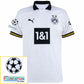 Borussia Dortmund Third 2024/25 Patches UCL UEFA Foundation (Official Printing)