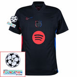 Barcelona Lamine Yamal 19 Away 2024/25 Patches UCL UEFA Foundation (Official Printing)