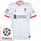 Liverpool Mac Allister 10 Away 2024/25 Patches UCL UEFA Foundation (Official Printing)