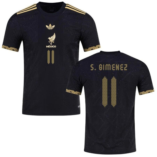 Mexico Santiago Giménez 2025 Special Edition Authentic Player [Slim Fit] Player [Slim Fit] Player [Slim Fit] Player Third Jersey by adidas