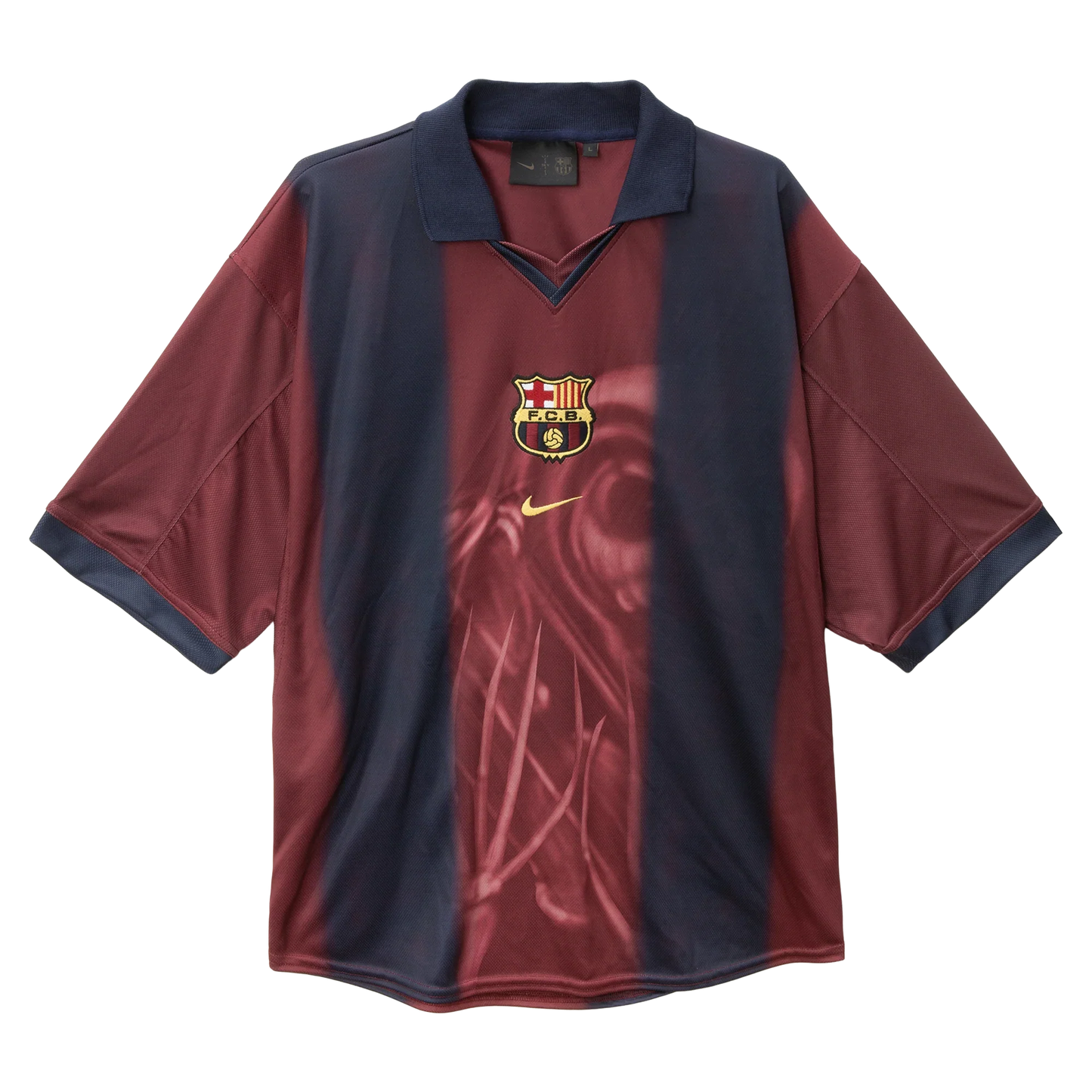 CJ x Nike x Barcelona Retro 2000/01 Home Skeleton jersey
