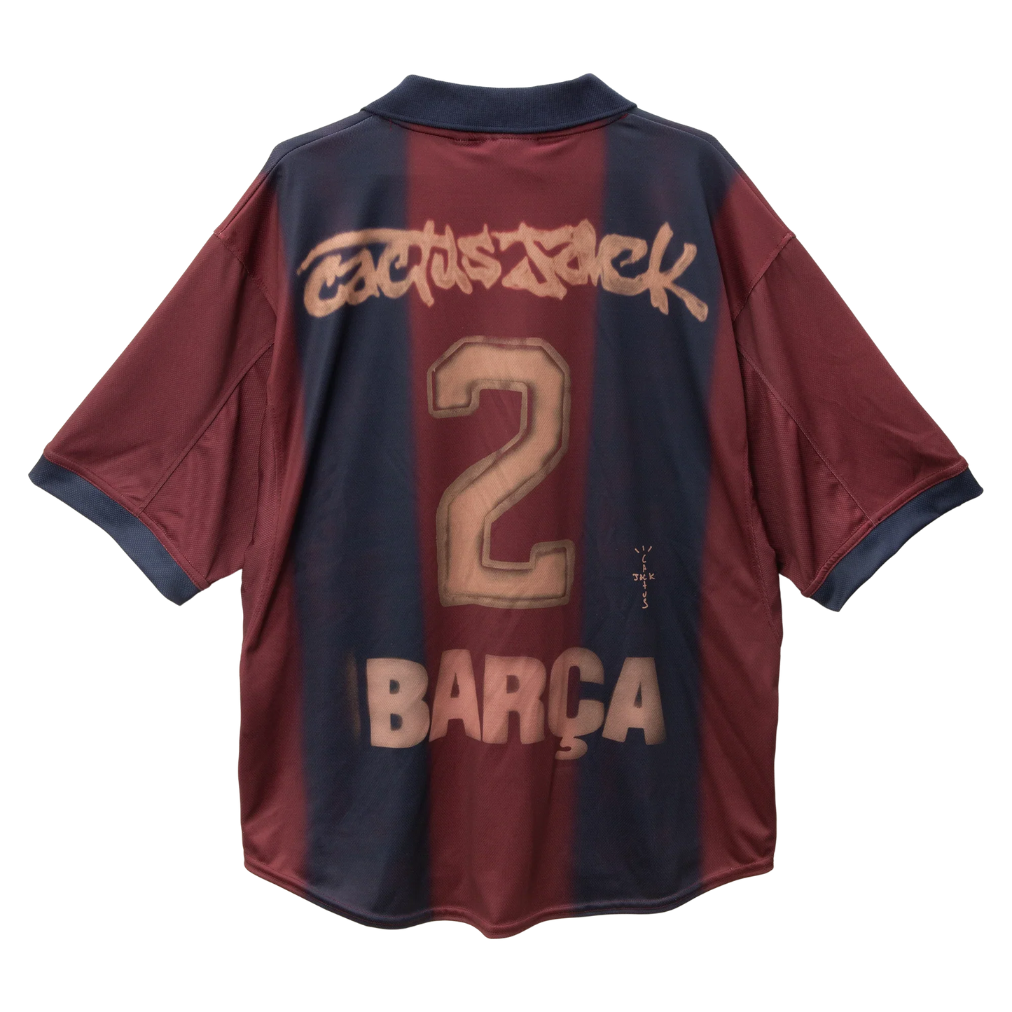 CJ x Nike x Barcelona Retro 2000/01 Home Skeleton jersey