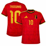 Belgium Home Trossard 10 Fan Jersey Shirt 2026 World Cup