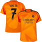Real Madrid Vini JR. 7 Away Fan Jersey 2024/25 Patches UCL UEFA Foundation (Official Printing)