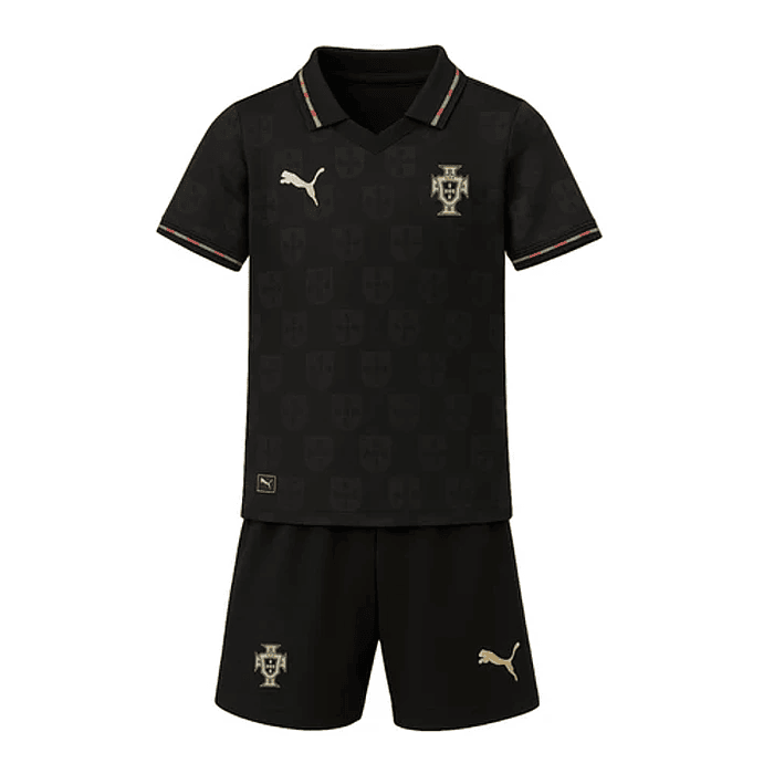 Portugal Pantera Negra 2026 Kit Kids Ronaldo #7