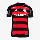 Camisa Adidas Flamengo 2025/26 I Authentic Player [Slim Fit] Player [Slim Fit] Player [Slim Fit] Com Patrocínios + Patch Mundial [Slim Fit]