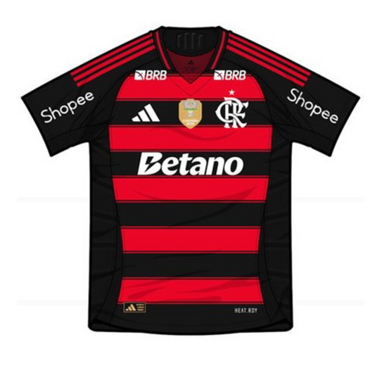 Camisa I Authentic Player [Slim Fit] Player [Slim Fit] Player [Slim Fit] Flamengo 2025/26 Com Patrocinios Betano - Jogador [Slim Fit]
