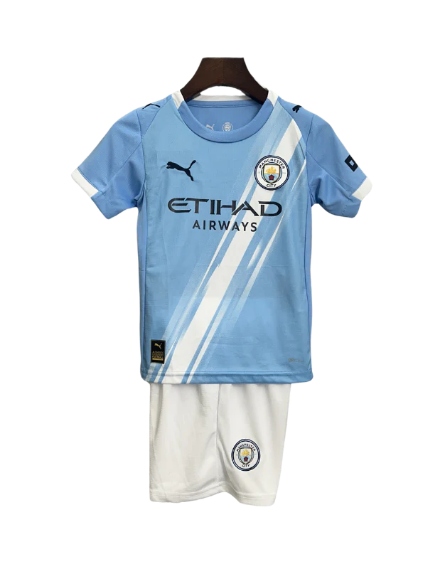 Kit Kids Manchester City Home Jersey 2024/25